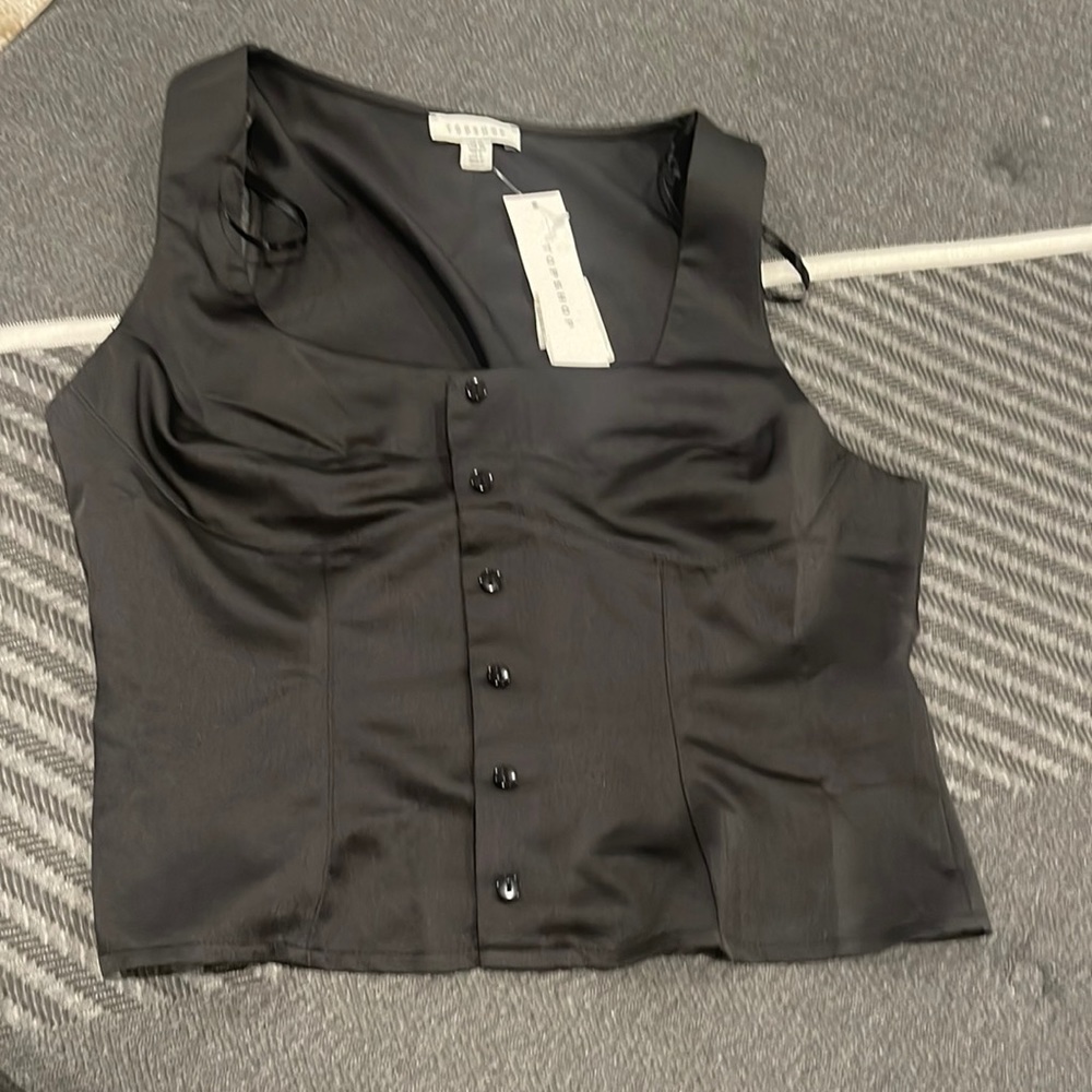 Front Button Corset Top - Picture 6 of 6